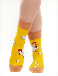 Veselé ponožky Sliepka alebo vajce