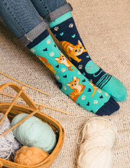 Vidám zokni Boldog macska