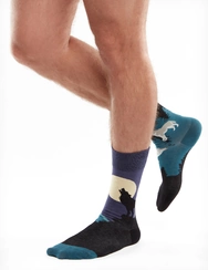 Veselé ponožky Vlk v splne