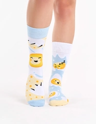 Chaussettes rigolotes Œufs sur le plat