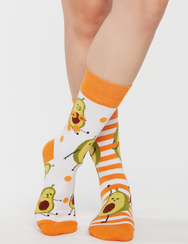 Весели чорапи Забавно авокадо