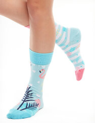 Vidám zokni Szerelmes flamingók