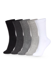 Pětibalení sportovních ponožek Černobílý Klasik