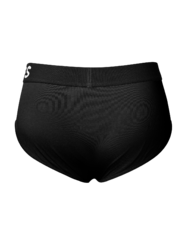 Czarno-białe slipy męskie