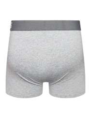 Tmavošedé melírované pánské boxerky