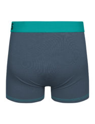 Türkiz-szürke férfi bokszeralsó
