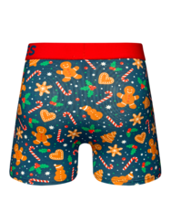 Vidám férfi bokszeralsó Mézeskalácsok és édességek