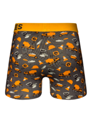 Vidám férfi bokszeralsó Építész