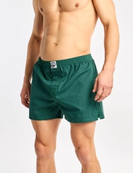 Caleçon à motifs bleu et vert pour hommes Caleçon à motifs bleu et vert pour hommes