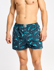 Vidám férfi alsónadrág Kék cápa