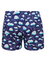 Men's Boxer Shorts Paper Planes & Clouds