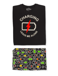 Vidám férfi pizsama Töltődöm