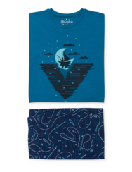 Весела мъжка пижама Среднощен рибар