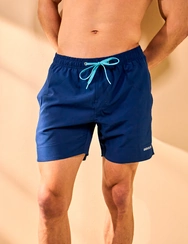 Short de bain bleu foncé pour hommes Short de bain bleu foncé pour hommes
