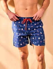 Short de bain rigolo pour hommes Capitaine de navire Short de bain rigolo pour hommes Capitaine de navire