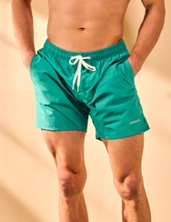 Short de bain vert turquoise pour hommes Short de bain vert turquoise pour hommes