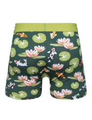 Veselé pánské boxerky Rybky koi a lekníny