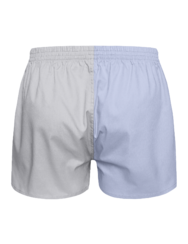 Blue & Grey Men's Boxer Shorts
