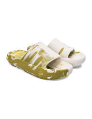 Női platformos papucs Zöld márvány