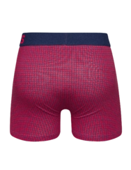 Modro-červené pánské vzorované boxerky