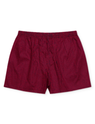 Мъжки фигурални свободни боксерки в синьо и червено