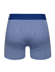 Modro-šedé pánské vzorované boxerky