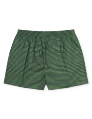 Мъжки фигурални свободни боксерки в пастелно зелено