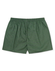 Pastelově zelené pánské vzorované trenky