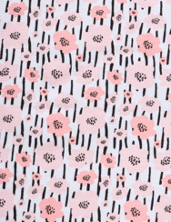 Kitchen Towel Pink Flowers