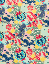 Kitchen Apron Cactus Flowers