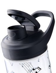 Весела бутилка за вода Музика от пиано 700 мл