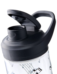 Veselá nápojová fľaša Klavírna hudba 700 ml