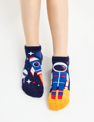 Весели детски къси чорапи Космонавт