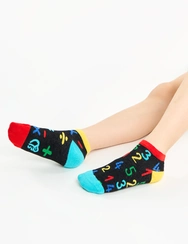 Veselé detské členkové ponožky Čísla