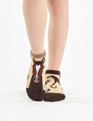 Veselé detské členkové ponožky Kone