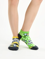 Veselé detské členkové ponožky Včely