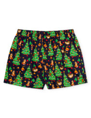 Živahne moške široke boksarice Mačja zabava