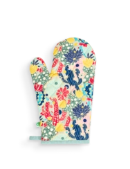 Veselý kuchyňský set Kaktusové květy