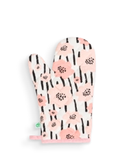 Veselý kuchyňský set Růžové květiny