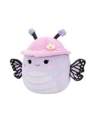 SQUISHMALLOWS Bibiana levandulový motýl, 20 cm