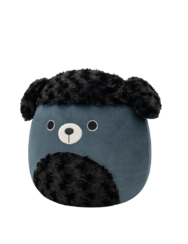 SQUISHMALLOWS Jettward, a fekete szőrös uszkár, 30 cm