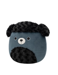 SQUISHMALLOWS Jettward čierny chlpatý pudel, 30 cm