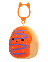 SQUISHMALLOWS Kulcstartó – Jay, a fánk, 9 cm