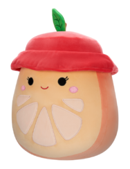 SQUISHMALLOWS Celia narancs szelet, 30 cm