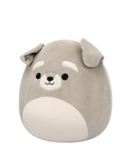 SQUISHMALLOWS Shaun, a szürke schnauzer, 30 cm