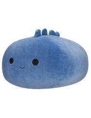 Squishmallows Stackables Brody il dinosauro blu scuro, 30 cm