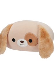 Squishmallows Stackables Harris il cane marrone con macchia sull’occhio, 30 cm