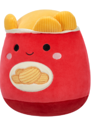 Squishmallows Ansel il sacchetto di patatine rosso, 20 cm