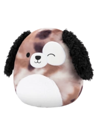 SQUISHMALLOWS Zerdan hnedý mramorový pes, 30 cm