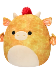 SQUISHMALLOWS Zlatý drak Dieric, 40 cm